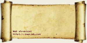 Damjan Jednak vizit kartica